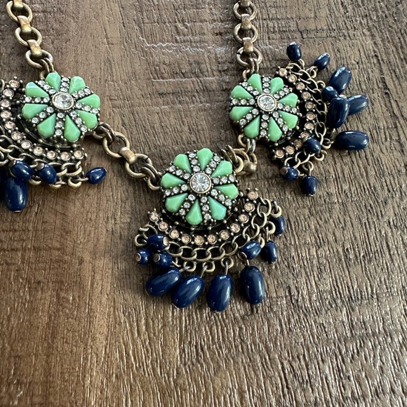 JCrew Statement Necklace blue - Picture 4 of 4